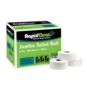 RapidClean Jumbo Toilet Tissue Roll 2 Ply
