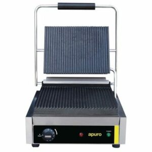 Apuro Bistro Contact Grill Ribbed Plates