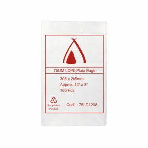 HTP 75 Micron Clear LDPE Bags