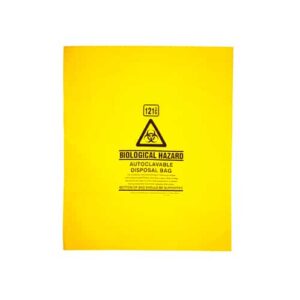 Austar Autoclave Bags 121°C Yellow Printed 50um Large - ACB093