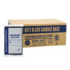 Austar 82L Contractor Black Garbage Bags HD - CON82LT