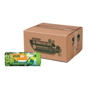 Envirostar 36L Compostable Bin Liner 18um - ESCB036