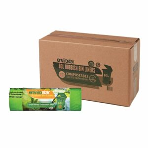 Envirostar 80L Compostable Bin Liner 43um EHD - ESCB08043