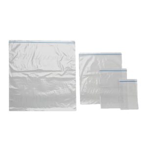 Austar Press Seal Bags with Blue Zip
