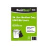 RapidClean Medium Duty Black LDPE Garbage Bags 54L - Image 2