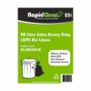 RapidClean Extra HD Black LDPE Garbage Bags 82L - Image 3