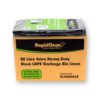 RapidClean Extra HD Black LDPE Garbage Bags 82L - Image 2