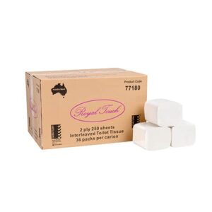 Royal Touch Interleaved Toilet Tissue - 2 Ply