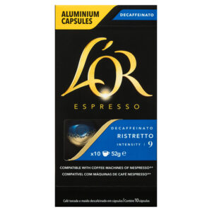 JDE Coffee L’OR Ristretto Decaffeinato Capsules