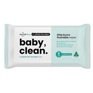 CleanLIFE Baby Clean 80 Flushable Wipes