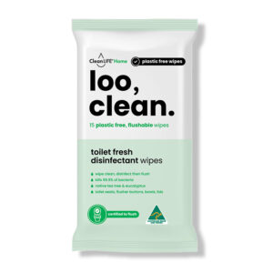 CleanLIFE Loo Clean 15 Flushable Wipes