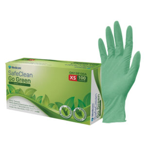 Medicom SafeClean Go Green Biodegradable Nitrile Examination Gloves