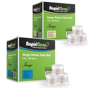 RapidClean Image Deluxe Toilet Tissue Roll 400s - 700s
