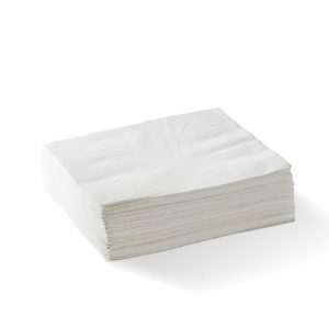 2-PLY 1/4 FOLD WHITE LUNCH BIONAPKIN