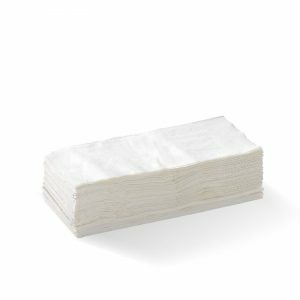 1-PLY 1/8 FOLD WHITE LUNCH BIONAPKIN