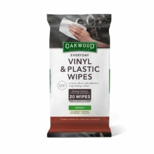 Oakwood Vinyl & Plastic Wipes - 20pk