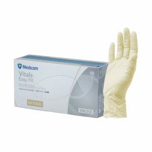 SafeBasics® Easy Fit Latex Gloves PF