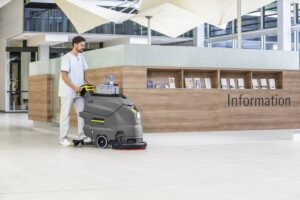 Karcher walk behind scrubber